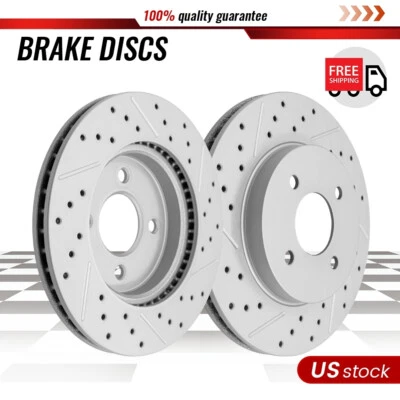 Juego de rotores de freno delanteros para Nissan Versa 2012-2019 Versa Note 2014-2019 Foto 1 de 4