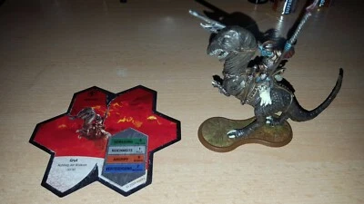HeroScape Figur - Grimnak Dino mit Orc Reiter - LvL 11 Riesig - top Zustand - Bild 1 von 2