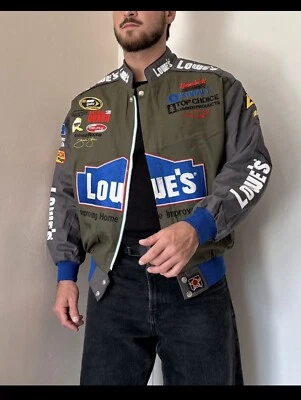 Veste Teddy Course Automobile Nascar racing  Vintage 90’s - Photo 1/4