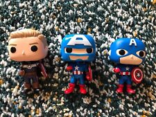 Funko Pop! Year of The Shield Captain America Through The Ages Amazon OOB Lot 3