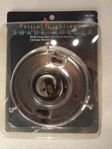 Chrome Shade Holder Kit for Ceiling Light Fixture - Picture 1 of 5