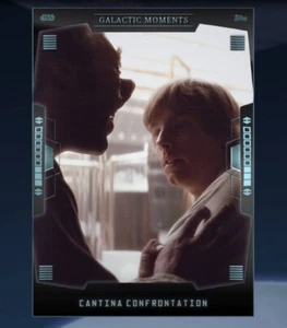 2025 Topps Star Wars S.1 Galactic Moments -CANTINA CONFRONTATION (Digital Card - Picture 1 of 1