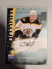 2007-08 Upper Deck Be a Player Signatures Chuck Kobasew Auto Boston Bruins #S-CK