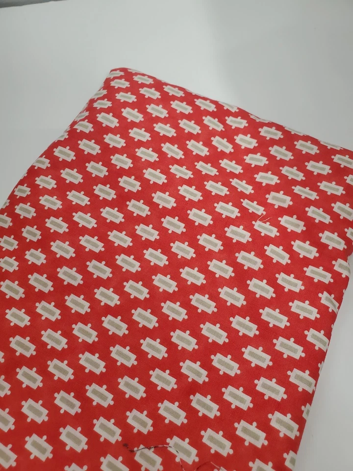 Bonnie & Camille Fabric Moda Vintage Modern OOP Red Sew Quilt Craft FAT QUARTER - Image 1 of 1
