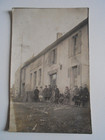 03 ALLIER CPA PHOTO ECHASSIERES HOTEL DE LA GARE GARAGE BESSON