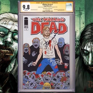 CGC 9.8 SS Walking Dead #1 Wizard World Variant signed by Kirkman & Moore 2015 - Picture 1 of 2