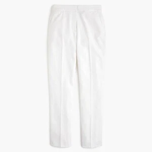 NWT J.CREW Size 2 Petite/0 Easy pant in stretch linen WHITE Style H7719 $98 - Picture 1 of 8