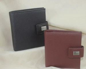 Portafogli Uomo in Vera Pelle Piccolo Porta carte monete compatto slim Corti - Picture 1 of 4