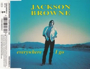 JACKSON BROWNE Everywhere I go / I'm alive (live) / The Pretender (live) Maxi-CD - Imagen 1 de 3