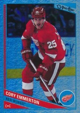 2013-14 O-Pee-Chee RAINBOW #57 CORY EMMERTON - Detroit Red Wings
