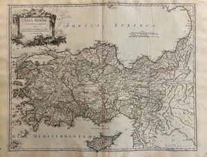 Turkey. Robert Vaugondy.Original map.Paris 1750 - Bild 1 von 1