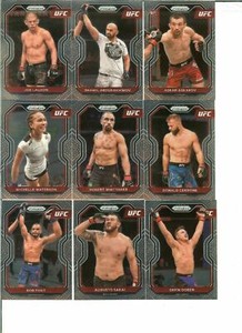 2021 Panini Prizm UFC Debut Base Vertical Singles Rookies You Pick 1 Ship Charge