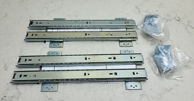 Paquete de 2 cajones Accuride C 2109-14D montaje lateral deslizables extensión 3/4 cierre suave nuevos Foto 1 de 4