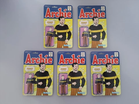 Lot of 5 Super7 Reggie Action Figures Archie Bunddle Lot Cover