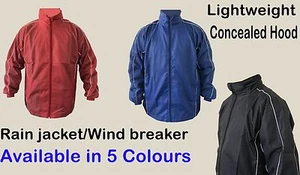 Zip Regenjacke wasserdicht Mantel Oberteil Kapuze Hoodie Windstopper S-XXL - Bild 1 von 1