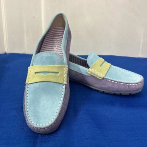 SIOUX MOKASSIN WOMEN SHOES SIZE 7 EU 37 Soft Suede Leather. New RRP $249 UK 4 D - Picture 1 of 10
