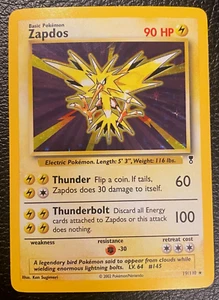 Pokémon TCG - Zapdos 19/110 Legendary Collection (2002) - Holo Rare LP - Picture 1 of 12