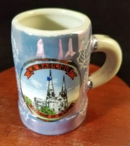 Collectible Barware Ceramic Shot Glass La Basilique St Anne - Bild 1 von 2