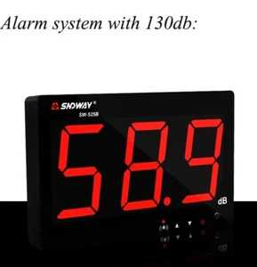 Digital Sound level meter 30~130db noise db meter measuring large screen SW-525 - Picture 1 of 15