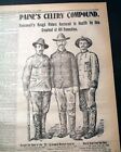 PAINE'S CELERY COMPOUND Roosevelt's Rough Riders Advertisement 1898 Newspaper