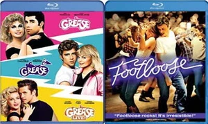 Grease/ Grease 2/ Grease Live & Footloose (BLU-RAY)New - Picture 1 of 1