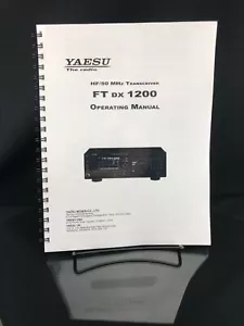 Yaesu FT dx 1200 Transceiver Bedienungsanleitung Bedienungsanleitung Coil Bound - Bild 1 von 6
