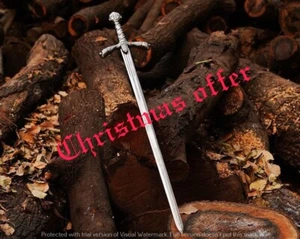 HF KNIVES 29" BEAUTIFUL HANDMADE D2 STEEL HUNTING MINI LADY SWORD WITH SCABBRED - Picture 1 of 9