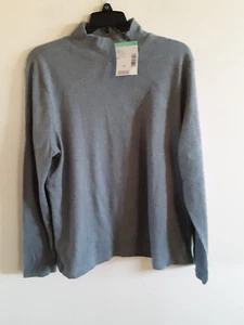 Ladies Petite Turtleneck Gray Size XLP New - Picture 1 of 2
