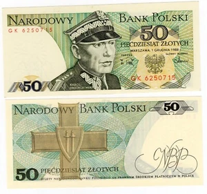 Polen P-142c 50 Zlotych 1988 UNC - Bild 1 von 1