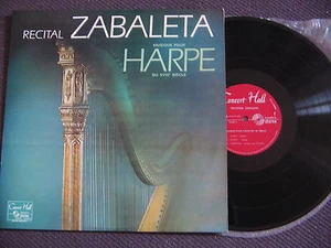 LP RECITAL NICANOR ZABALETA / MUSIQUE POUR HARPE DU 18° SIECLE / excellent état - Picture 1 of 1