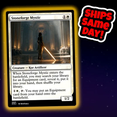 Stoneforge Mystic - Custom Art Magic: The Gathering Playtest Card - Commander - Image 1 of 4