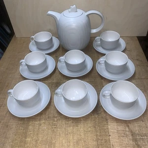 Hornsea Pottery Concept Off White /grey Teaset Swan Lake Martin Hunt - Picture 1 of 7