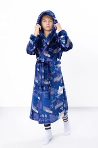 Soft Velsoft Robe (Boys) – Hooded Design & Warm Fabric, Winter, Nosi svoe 63... - Picture 1 of 3
