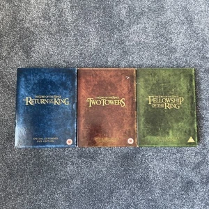 The Lord Of The Rings Extended Edition DVD Trilogy Boxset - Picture 1 of 11