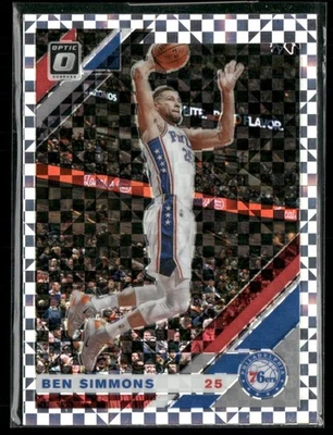 Ben Simmons 2019-20 Donruss Optic Checkerboard Prizm #55 Philadelphia 76ers - Image 1 of 2