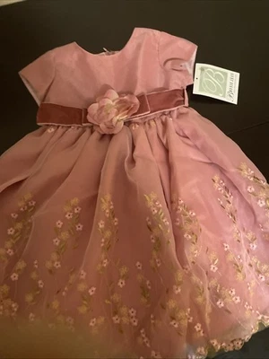 Bonnie Jean Girls Mauve Color Toddler Dress 2T - Image 1 of 4