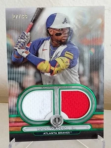 2024 Topps Tribute Ronald Acuna Jr. Dual Relic 27/99 - Picture 1 of 2