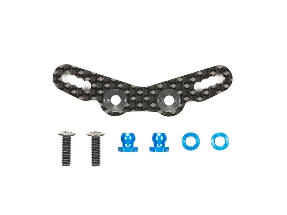 Tamiya Hop-Up Options No. 1761 OP.1761 M-07 CONCEPT Carbon Damper Stay (Front) R - Image 1 of 1