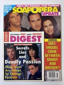 SOAP OPERA UPDATE magazine w attached Digest June 28,1994 All My Children / GH - Picture 1 of 4