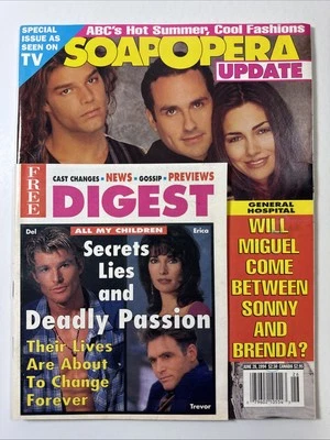 SOAP OPERA UPDATE magazine w attached Digest June 28,1994 All My Children / GH - Image 1 of 4