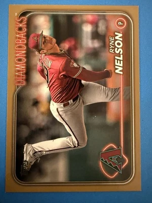 2024 Topps Series 1 - Ryne Nelson #334 Gold 740/2024 - Image 1 of 2