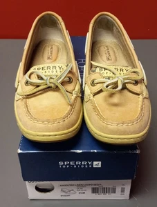 Sperry Damenschuhe 5,5 M Top-Sider Angelfish Boot hellbraun Leder - Bild 1 von 9