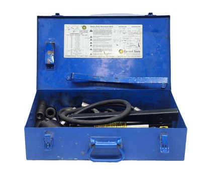 Current Tools 1/2" to 2" Heavy Duty Hydraulic Knockout Set (161SS) 1600429 - Image 1 of 4
