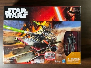 Star Wars The Force Awakens B3674 Desert Land Speeder Hasbro Finn Jakku New - Picture 1 of 8