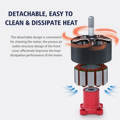 Enhanced Efficiency Brushless Motor For FPV Quadcopter TLLD - Image 1 of 4