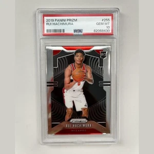 Rui Hachimura 2019/20 - Prizm RC #225 **PSA GEM MINT 10** - Imagen 1 de 4