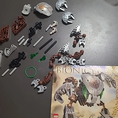 LEGO BIONICLE Pahrak Kal 8577 with Instructions 2003 - No Krana or Can - Image 1 of 3