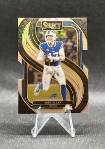 Josh Allen 2024 Panini Select - Premier Level #122 Silver Prizm Die-Cut Bills - Bild 1 von 2