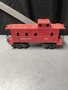 Lionel calibre O #6057 caboose rojo - Imagen 1 de 5