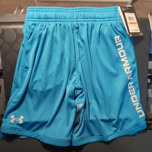 New Boys Under Armour Stunt 3.0 Printed Shorts Y/MD Youth Medium Nwt - Picture 1 of 12